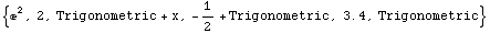 {^2, 2, Trigonometric + x, -1/2 + Trigonometric, 3.4, Trigonometric}