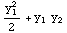 y_1^2/2 + y_1 y_2